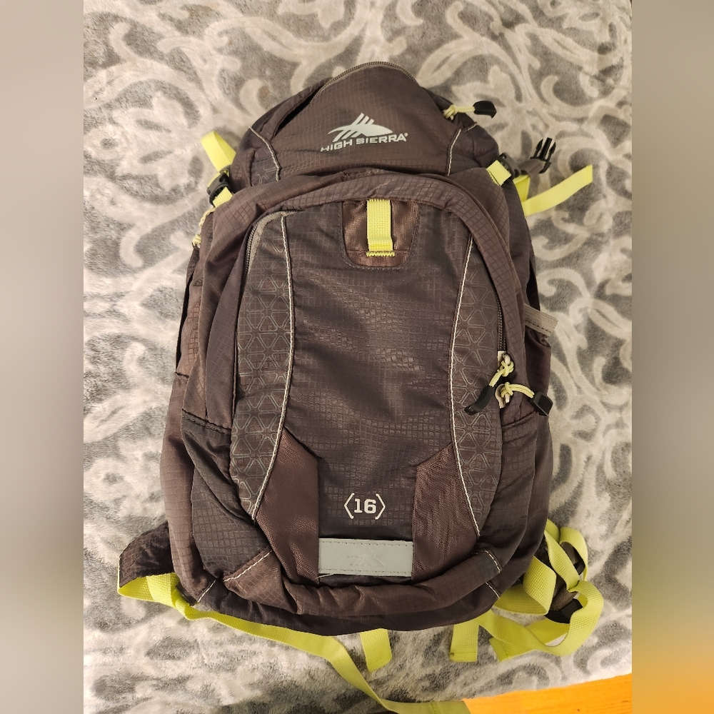 High Sierra Grey Hydration Backpack
